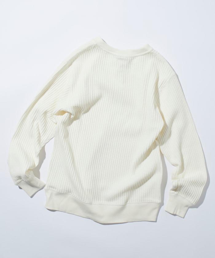 大格子華夫格亨利領保暖內衣