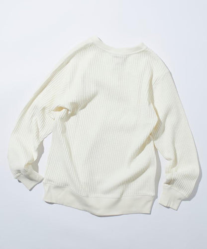 大格子華夫格亨利領保暖內衣