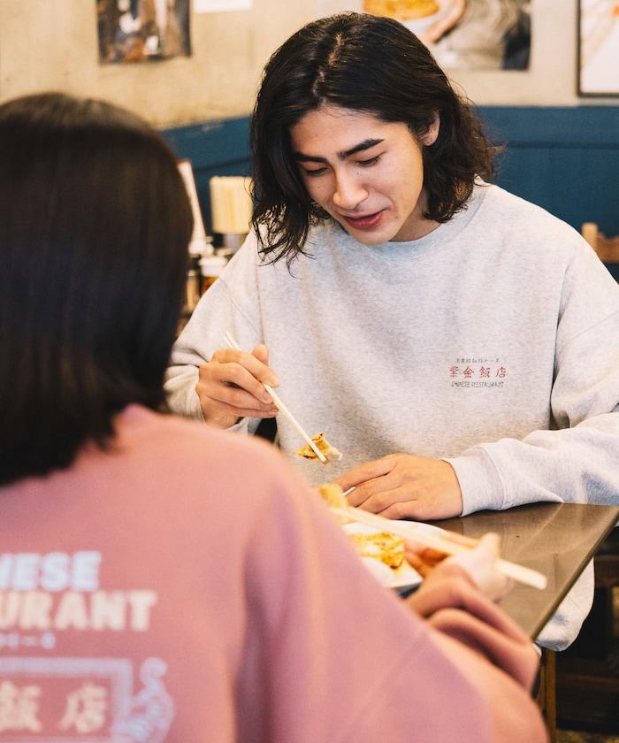 紫金飯店×FREAK'S STORE 聯名款 寬鬆版型 背部印花 圓領衛衣 / 中式設計 【限量】