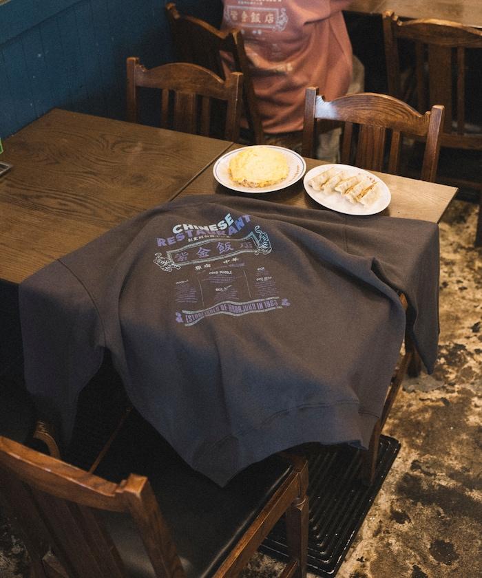 紫金飯店×FREAK'S STORE 聯名款 寬鬆版型 背部印花 圓領衛衣 / 中式設計 【限量】