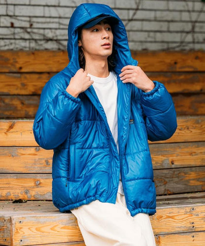 可雙面穿加棉連帽夾克 / 中棉外套