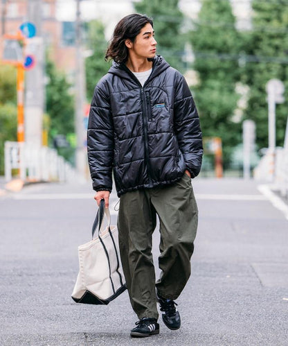 可雙面穿加棉連帽夾克 / 中棉外套