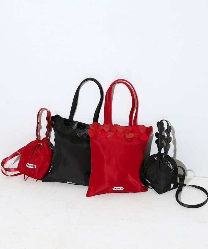 x BASICKS HEART TOTE BAG / トートバッグ