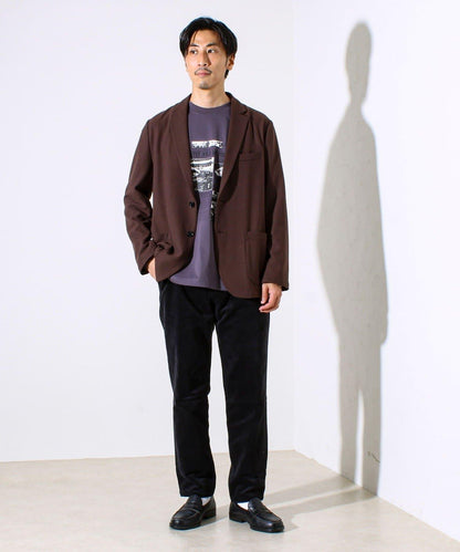 【通勤休閒兩用女士休閒夾克】雙面磨毛彈力夾克