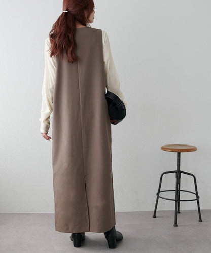 【Discoat】深V連衣裙