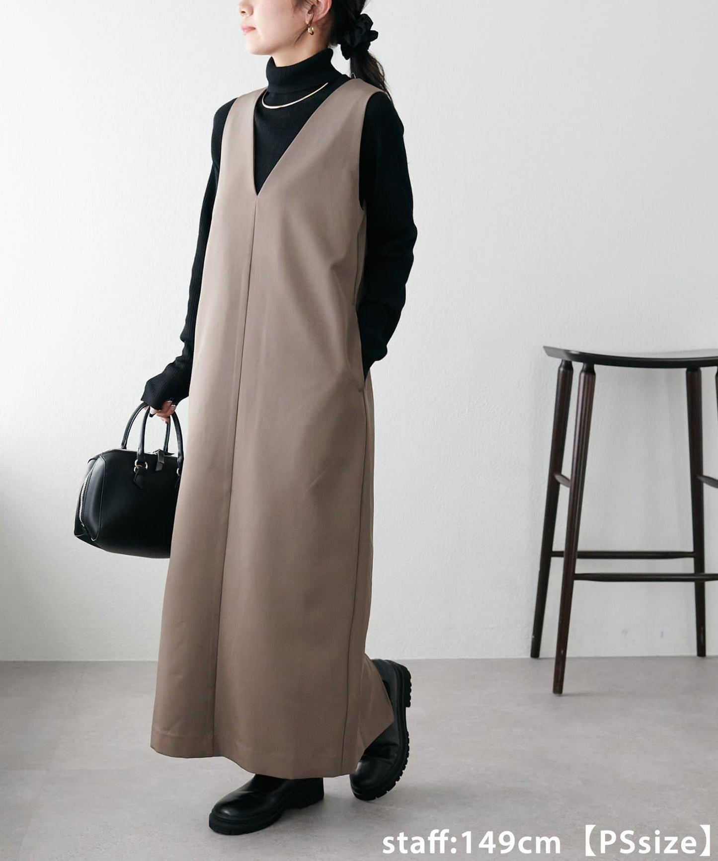 【Discoat】深V連衣裙