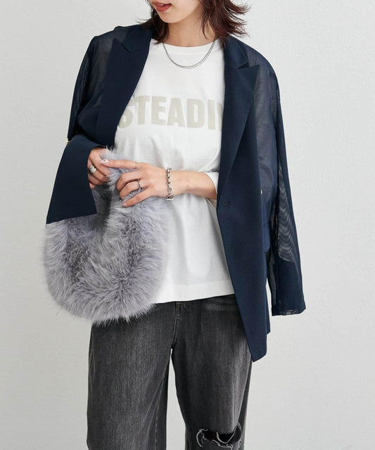 【LARUTA】側開叉寬鬆T恤