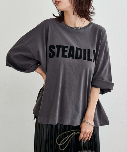 【LARUTA】側開叉寬鬆T恤