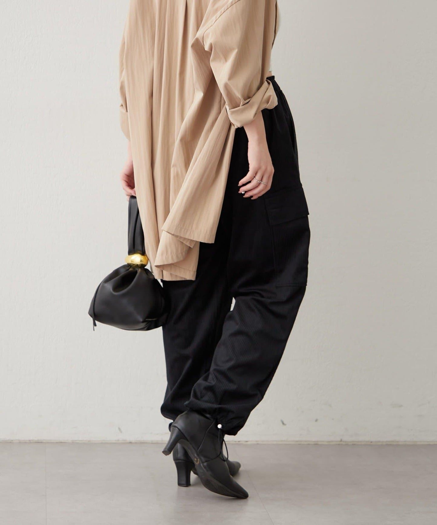 【RMAF】煤黑色工裝褲