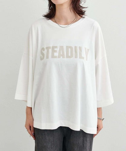 【LARUTA】側開叉寬鬆T恤