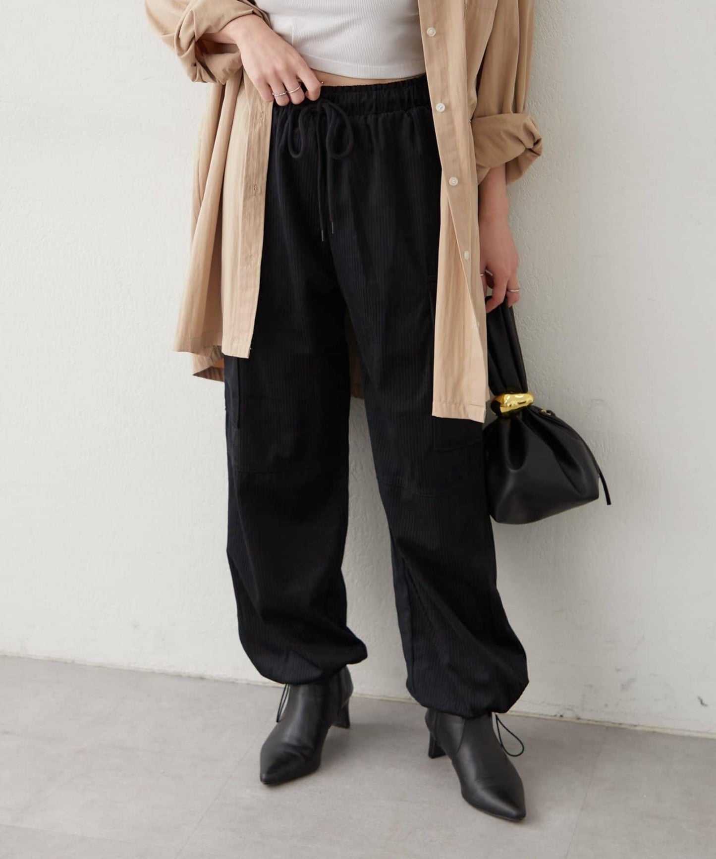 【RMAF】煤黑色工裝褲