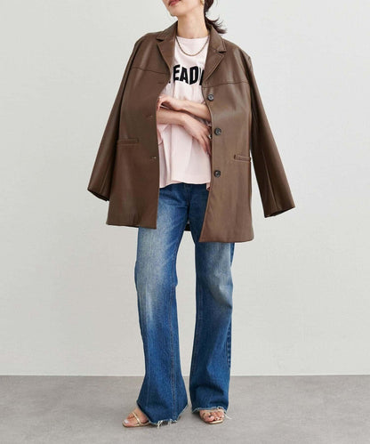 【LARUTA】側開叉寬鬆T恤