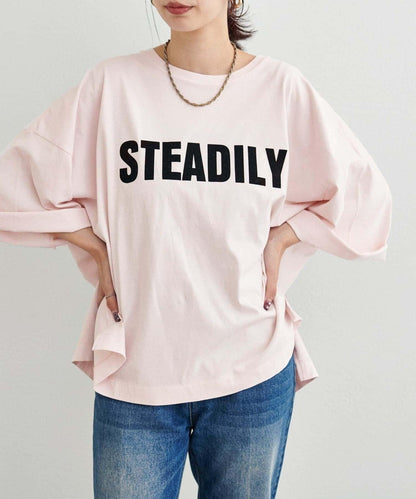 【LARUTA】側開叉寬鬆T恤