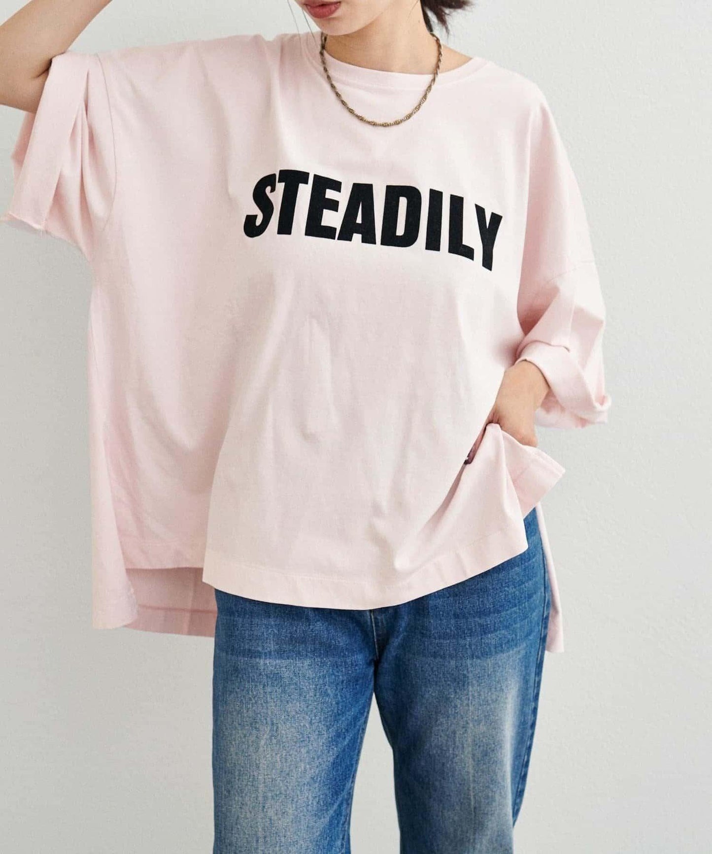 【LARUTA】側開叉寬鬆T恤