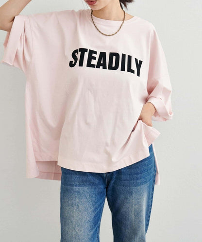 【LARUTA】側開叉寬鬆T恤