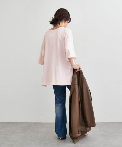 【LARUTA】側開叉寬鬆T恤
