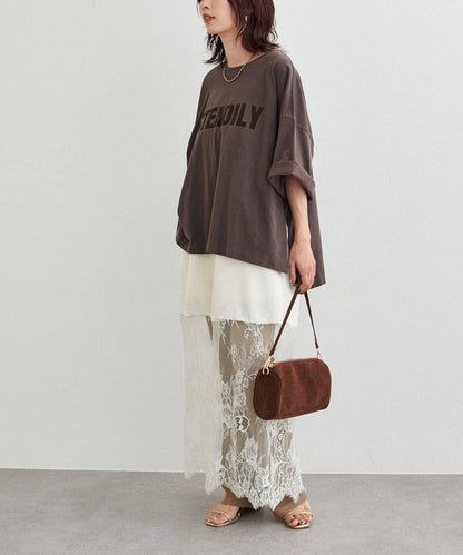 【LARUTA】側開叉寬鬆T恤