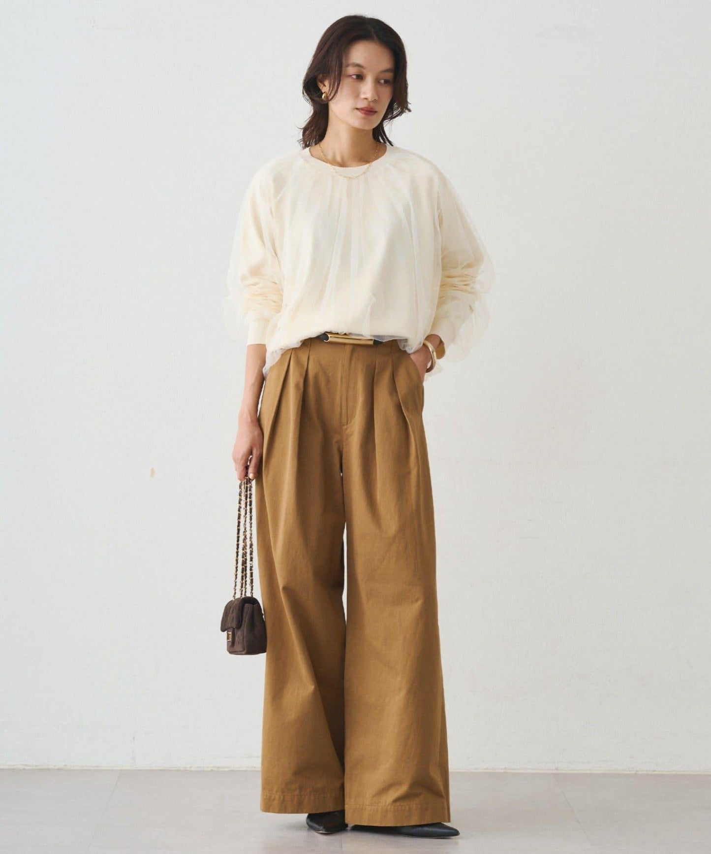 Loungedress 網紗針織上衣