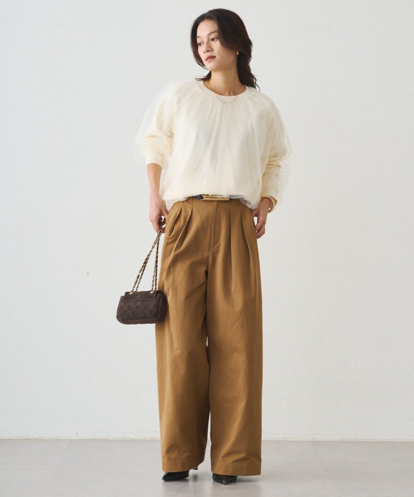 Loungedress 網紗針織上衣