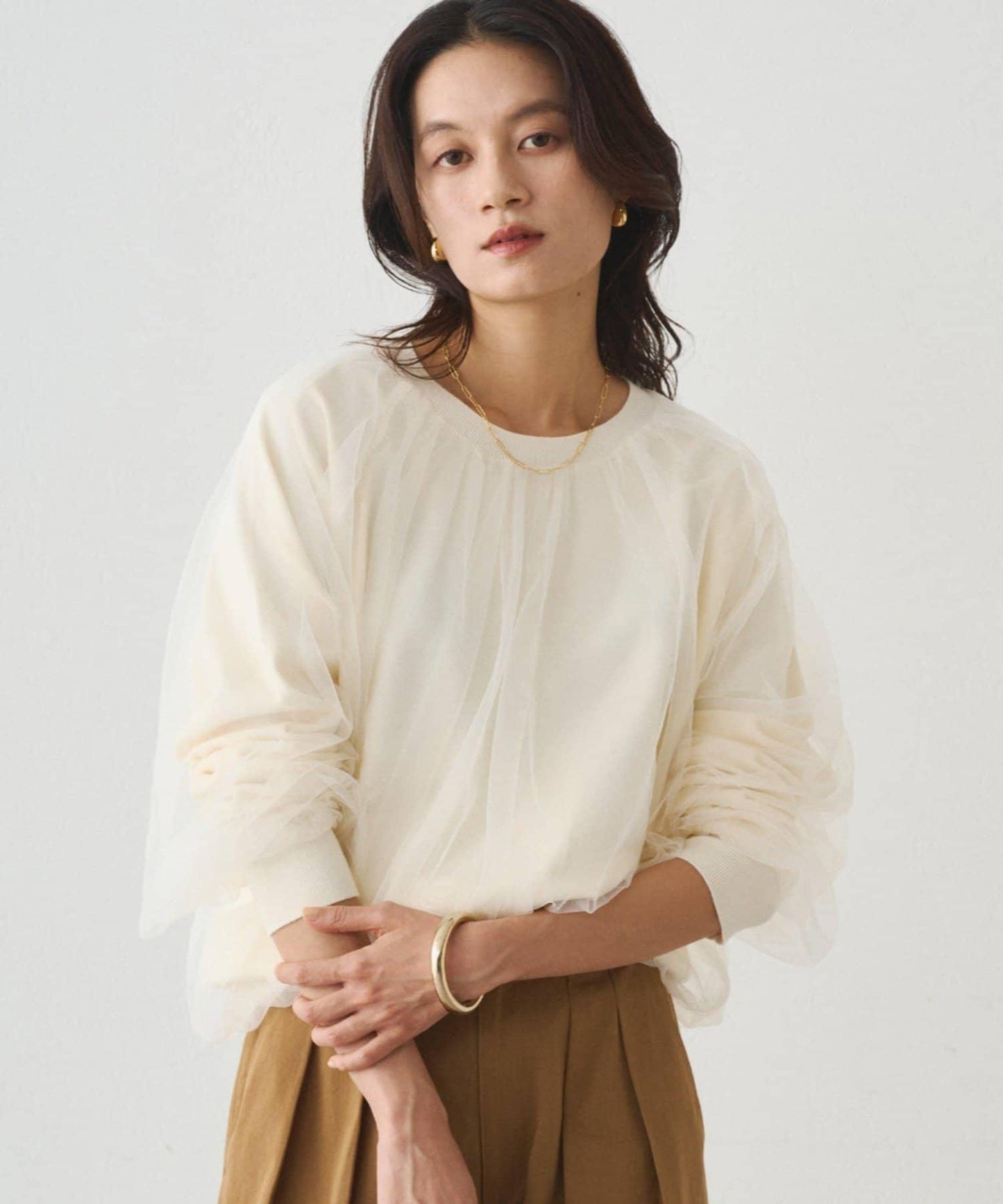 Loungedress 網紗針織上衣