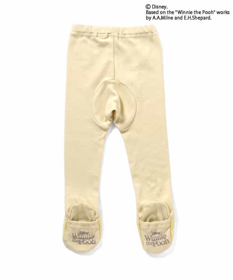 迪士尼角色/小熊維尼/腳尖圖案連褲襪