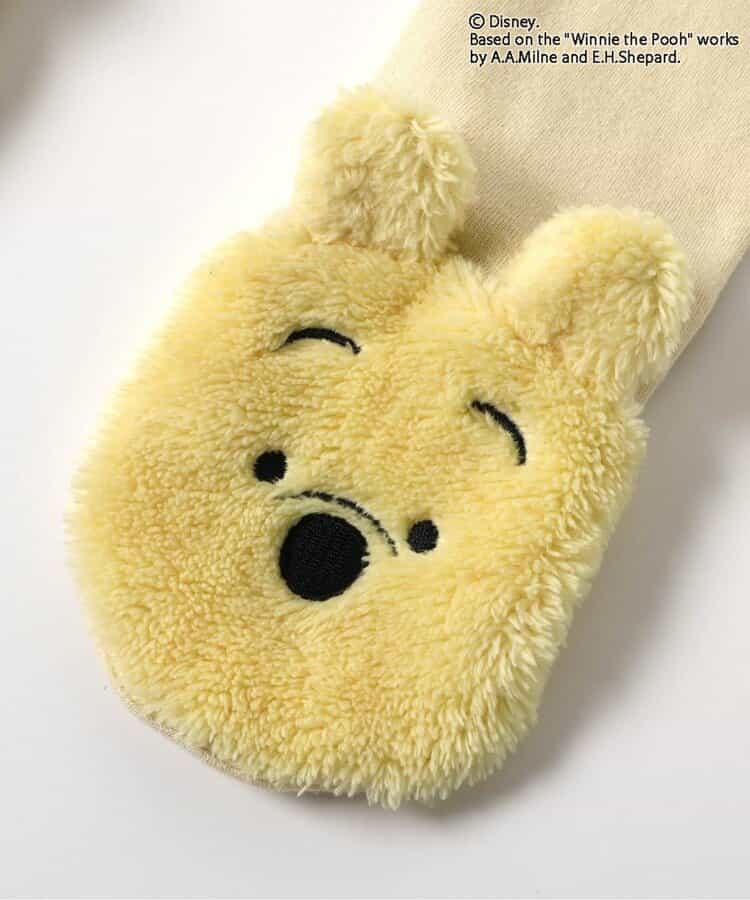 迪士尼角色/小熊維尼/腳尖圖案連褲襪