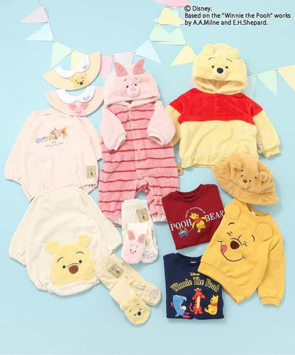 迪士尼角色/小熊維尼/腳尖圖案連褲襪