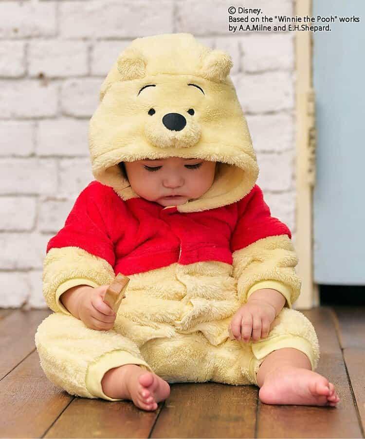迪士尼角色/小熊維尼/連帽連體衣