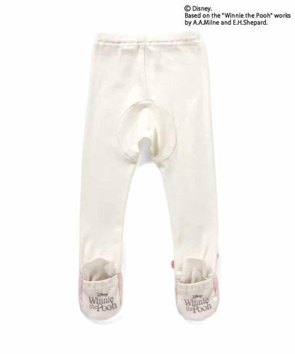 迪士尼角色/小熊維尼/腳尖圖案連褲襪