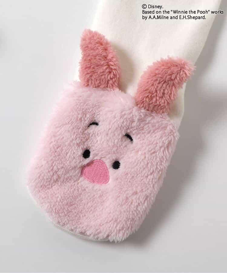 迪士尼角色/小熊維尼/腳尖圖案連褲襪