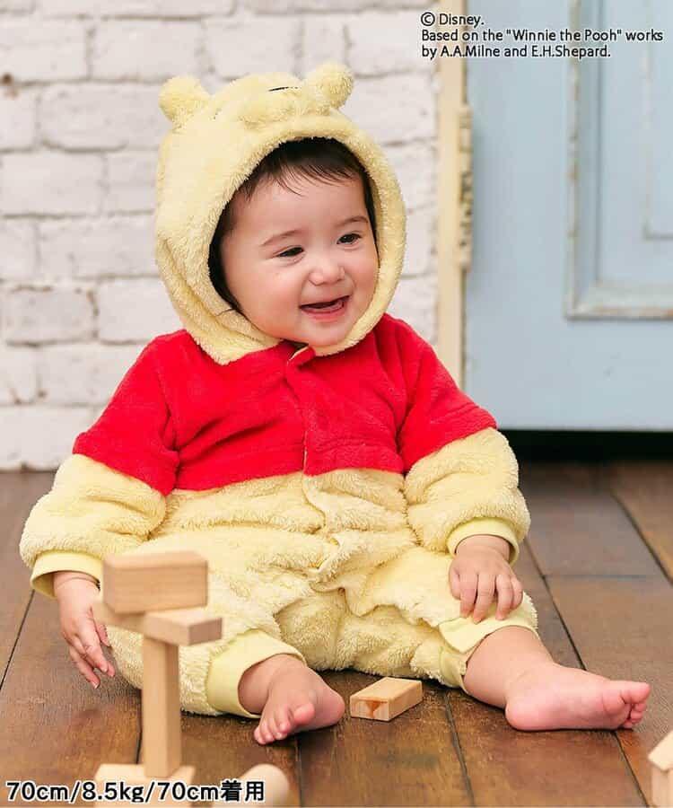 迪士尼角色/小熊維尼/連帽連體衣