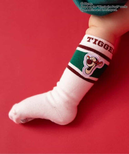 迪士尼角色 小熊維尼 嬰兒高筒襪