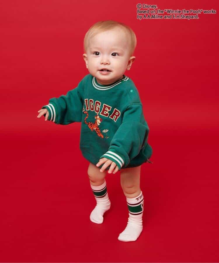 迪士尼角色 小熊維尼 嬰兒高筒襪