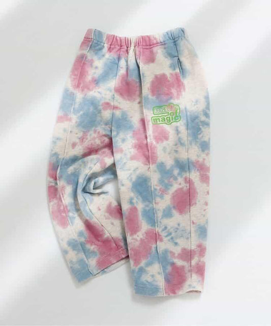 扎染針織長褲（可成套搭配） 十分褲