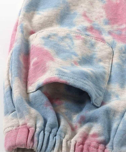 扎染針織長褲（可成套搭配） 十分褲