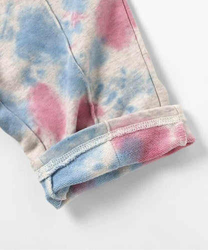 扎染針織長褲（可成套搭配） 十分褲