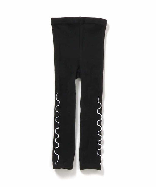 側邊波浪邊打底褲