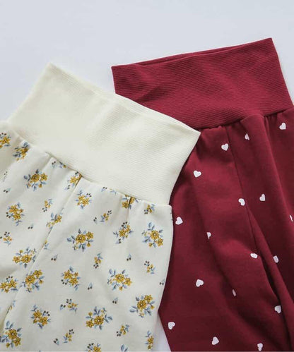 愛心花卉圖案衛衣家居服