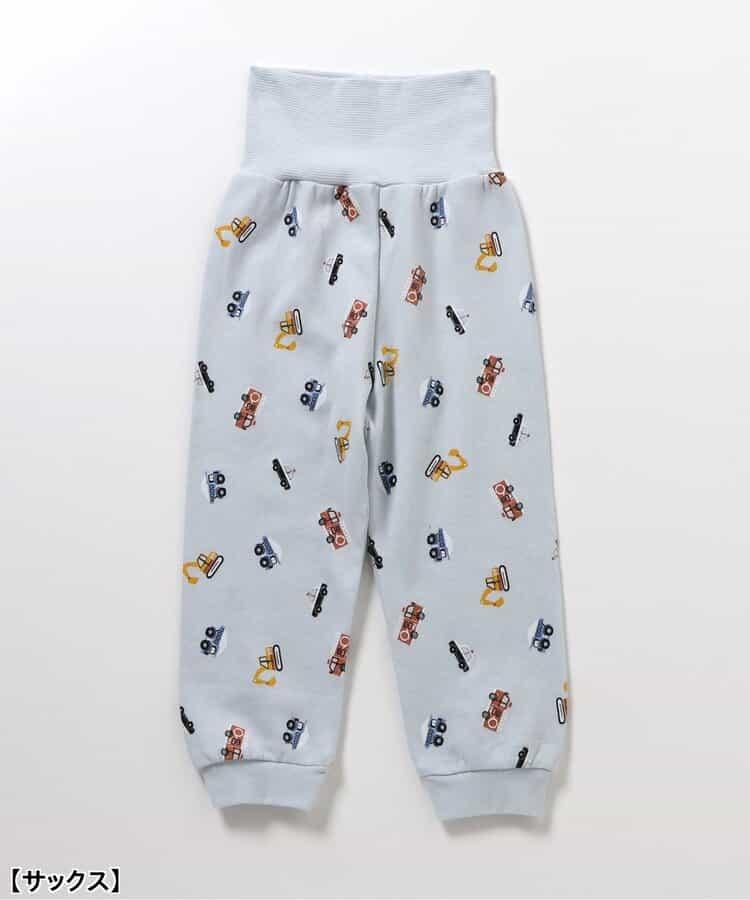 貴賓犬與汽車圖案衛衣睡衣