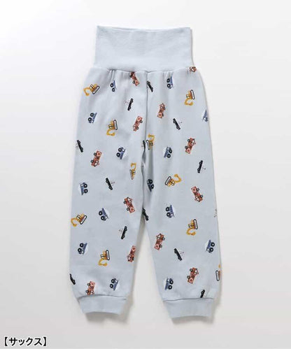 貴賓犬與汽車圖案衛衣睡衣