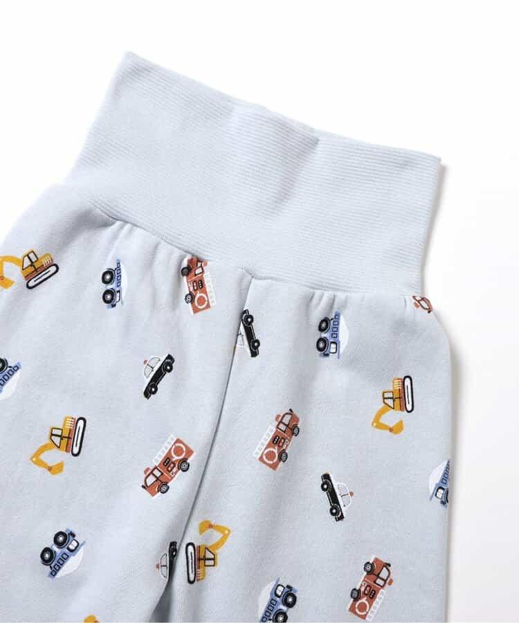 貴賓犬與汽車圖案衛衣睡衣