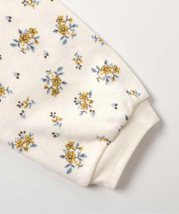 愛心花卉圖案衛衣家居服