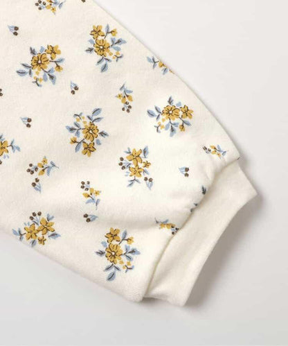 愛心花卉圖案衛衣家居服