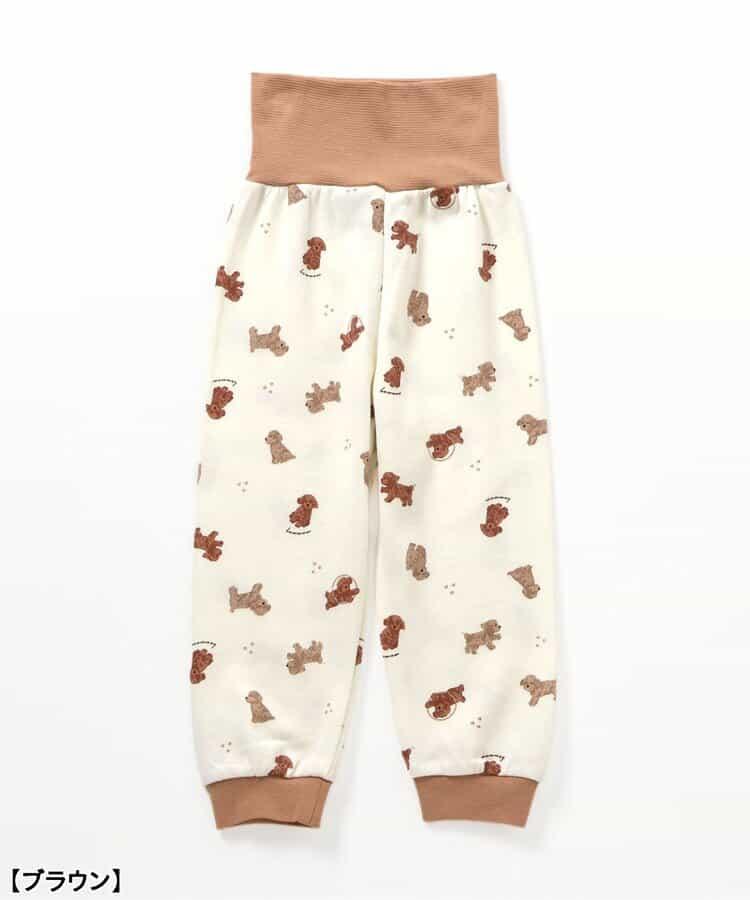 貴賓犬與汽車圖案衛衣睡衣