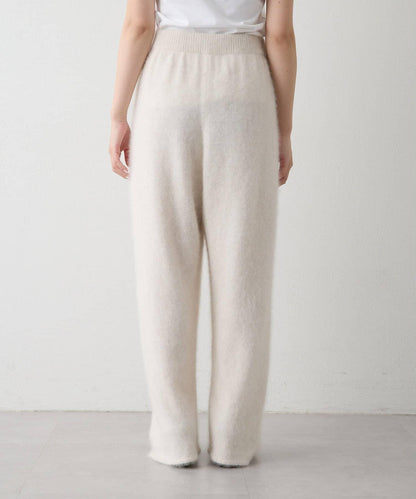 【THE PAUSE】仿毛針織抽繩長褲
