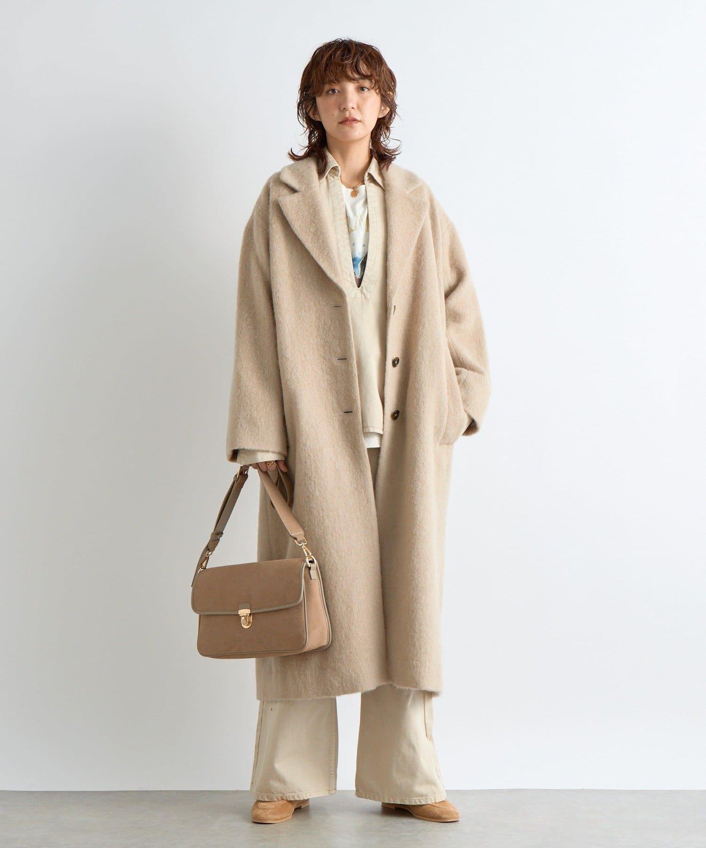 【RIVE DROITE】翻蓋單肩包