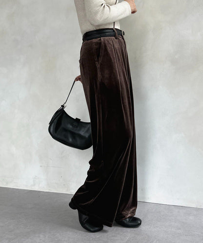 2褶燈芯絨長褲