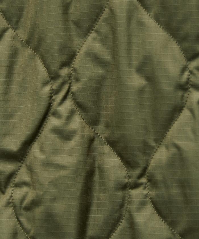 特別款可雙面穿羊羔絨拼接菱格無領羽絨服【限量】