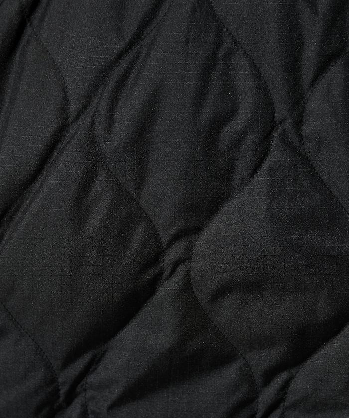 特別款可雙面穿羊羔絨拼接菱格無領羽絨服【限量】