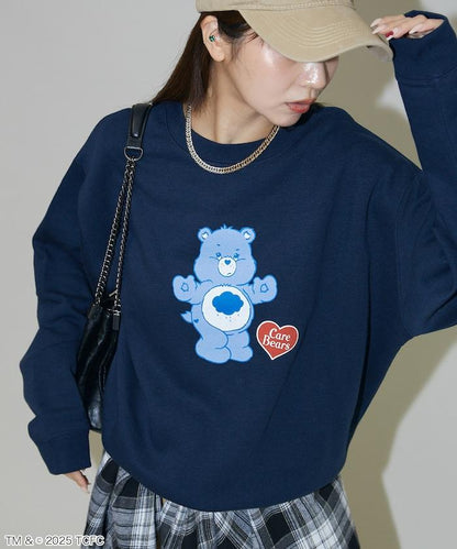CareBears(TM)/ケアベア(TM) 正面印花圓領衛衣